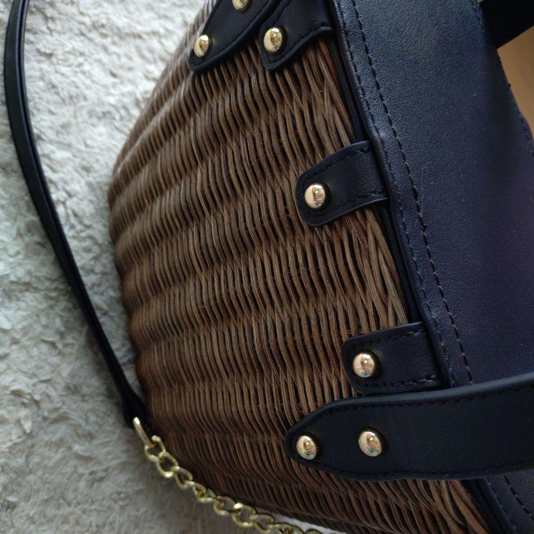 DIANA かごバッグ 2way ラタンバッグ