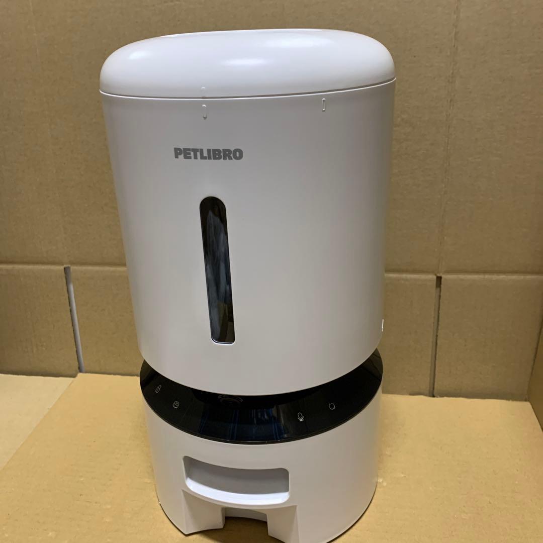 新品　PETLIBRO 自動給餌器 猫 カメラ付き 5L大容量 ホワイト