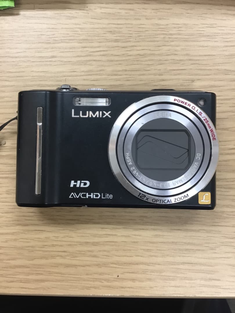 【OY】稼働品 Panasonic LUMIX TZ10 ブラック 付属品付き