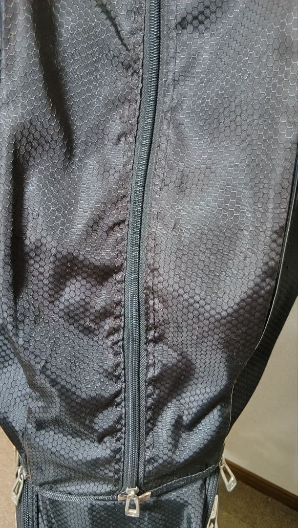 メンズ　キャディバッグ　ゴルフバッグ　ルコック　黒