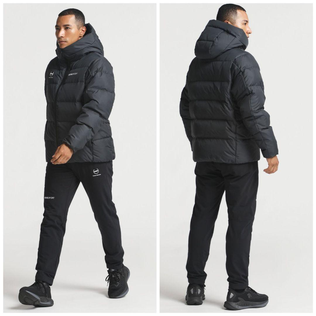 デサント ダウンジャケット アウター パーカー ナイロン BK 新品L