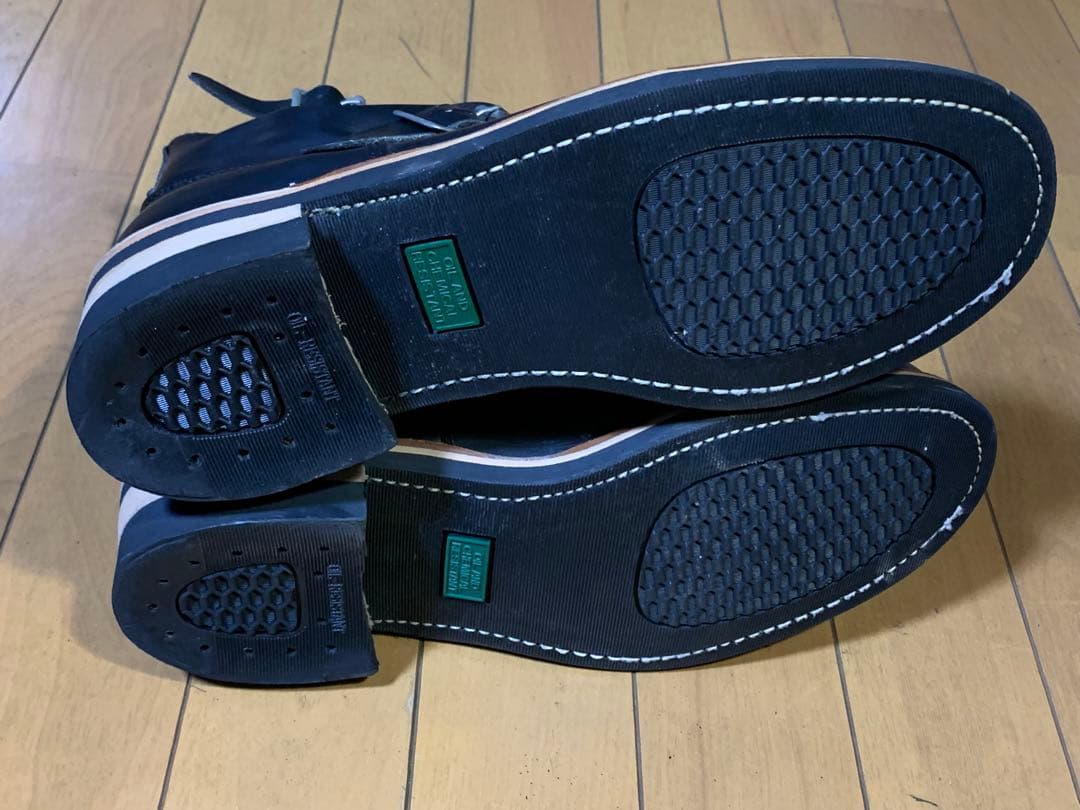 サンタバーバラ ポロ&ラケットクラブ 本革 エンジニアブーツ 黒 us8