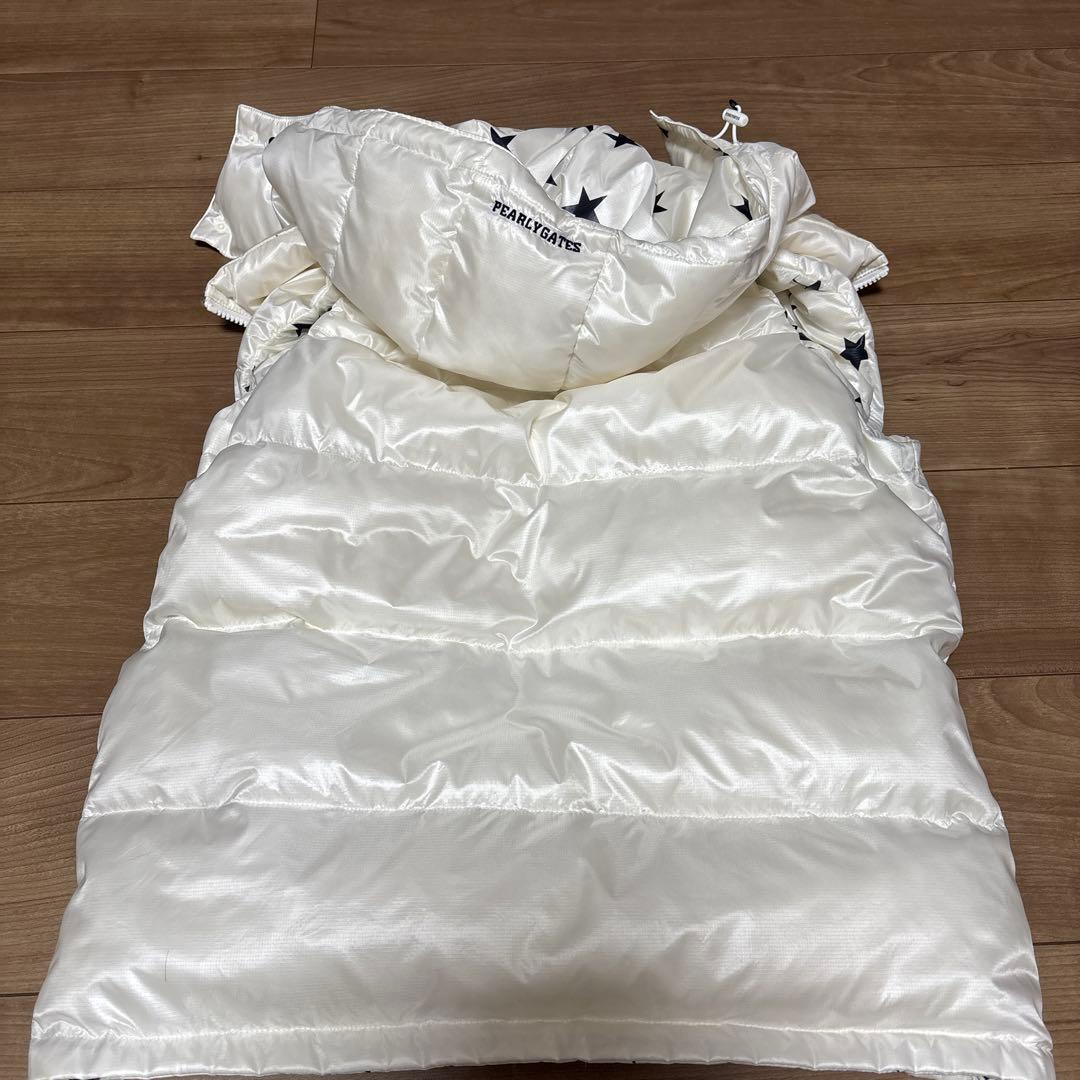 PEARLY GATES リバーシブル星柄ダウンジャケット