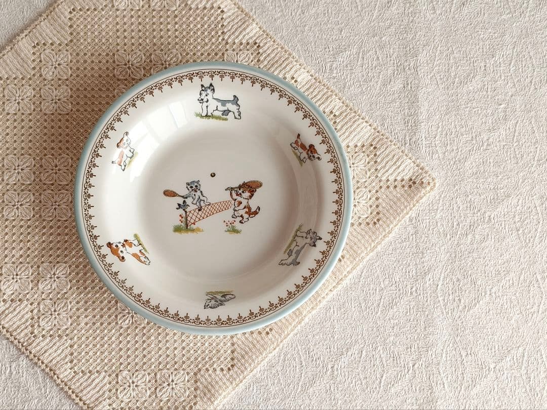 【アナベルさま】vintage limoges ❀ どうぶつ達の 可愛いプレート