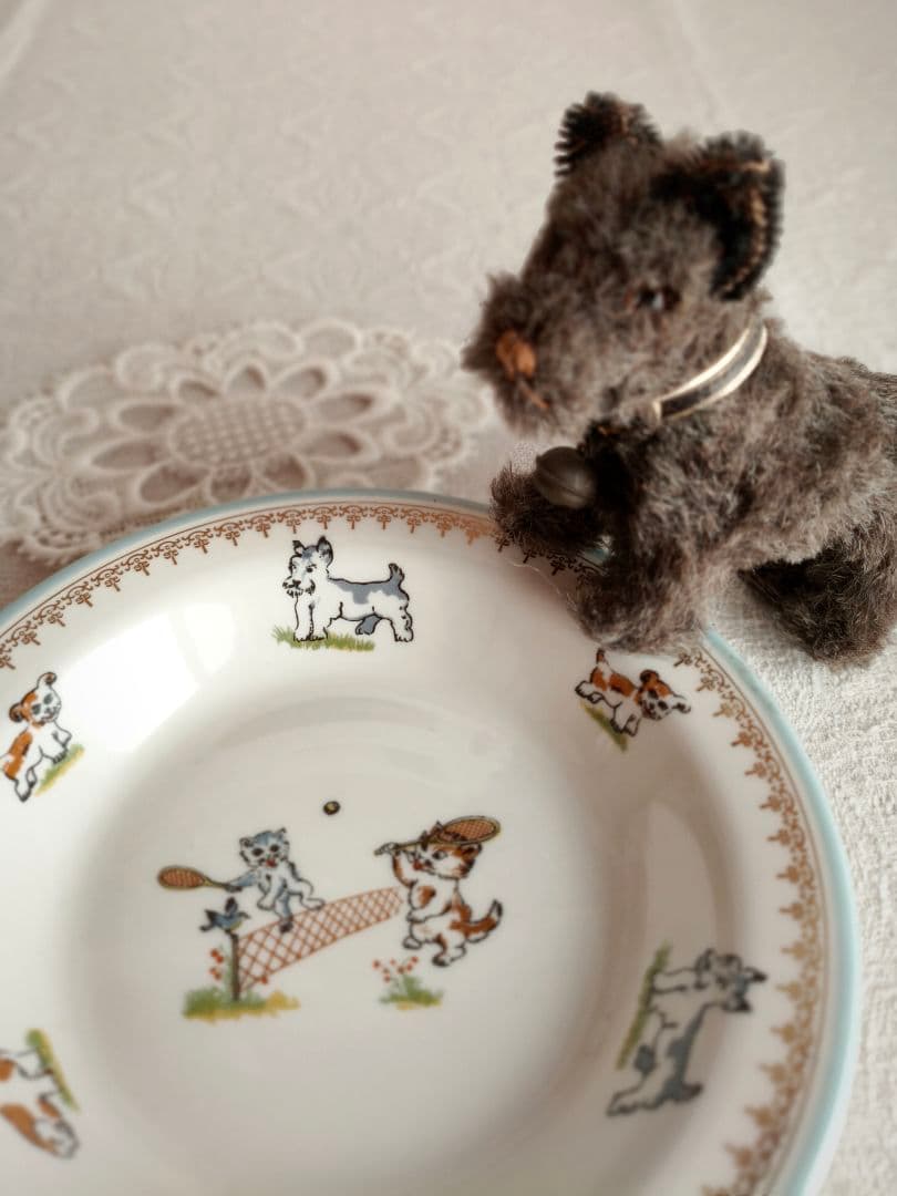 【アナベルさま】vintage limoges ❀ どうぶつ達の 可愛いプレート