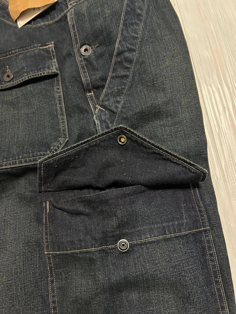 24FW 新品 RRL デニム カーゴ オーバーオール ダブルアールエル