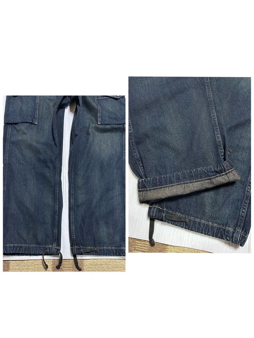 24FW 新品 RRL デニム カーゴ オーバーオール ダブルアールエル