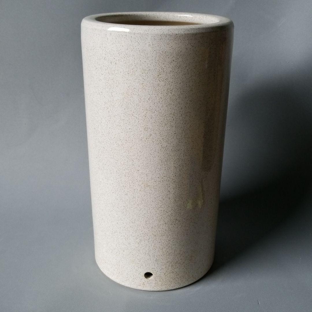信楽焼傘立て  木透かし 高さ４５cm