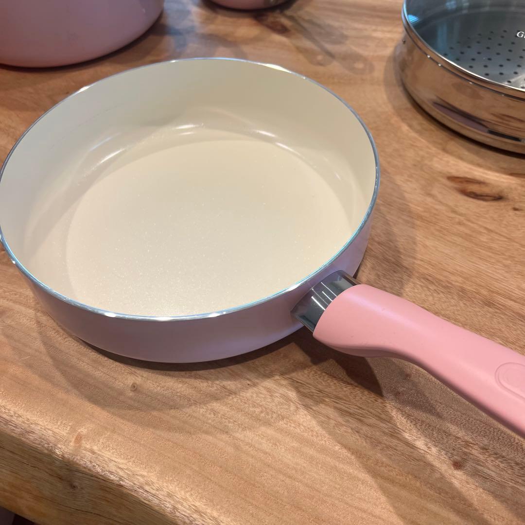 GREENPAN セラミック鍋セット ピンク