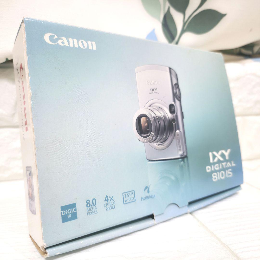 466未使用に近い】Canon IXY DIGITAL コンパクトデジタルカメラ