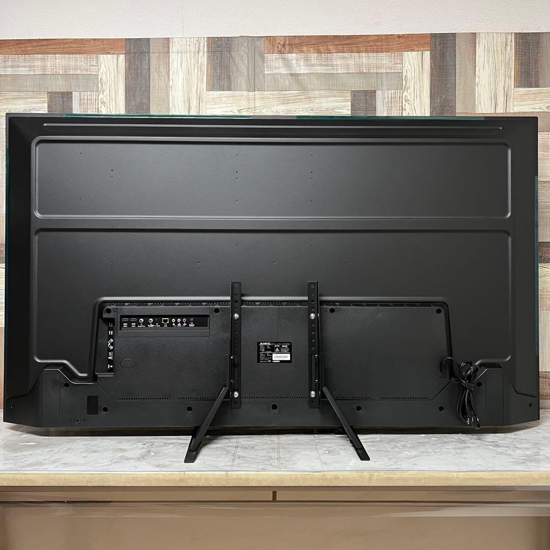 即日受渡❣️全国送料込SUNRISE65型4Kフレームレス液晶テレビWチューナ