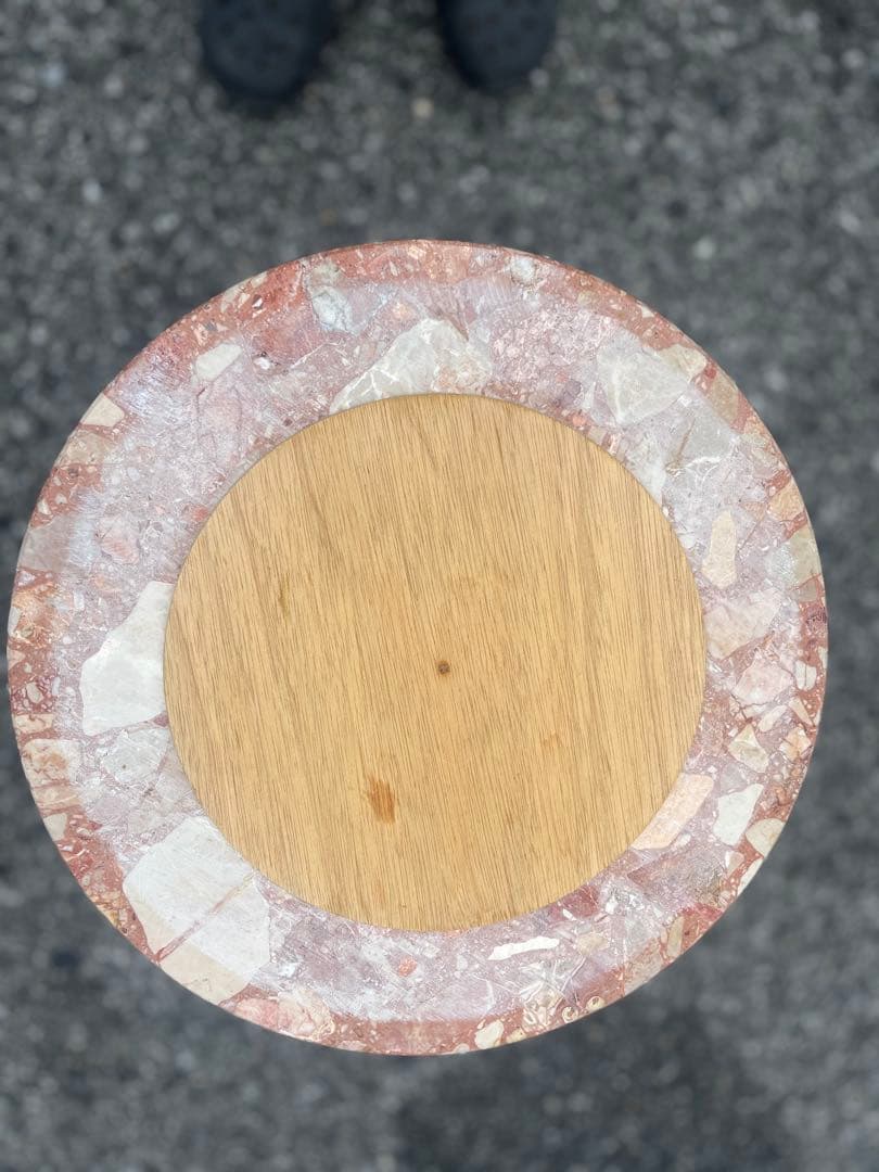 ガリンベルティ社　大理石　花台　イタリア製　サイドテーブル　アンティーク　猫脚