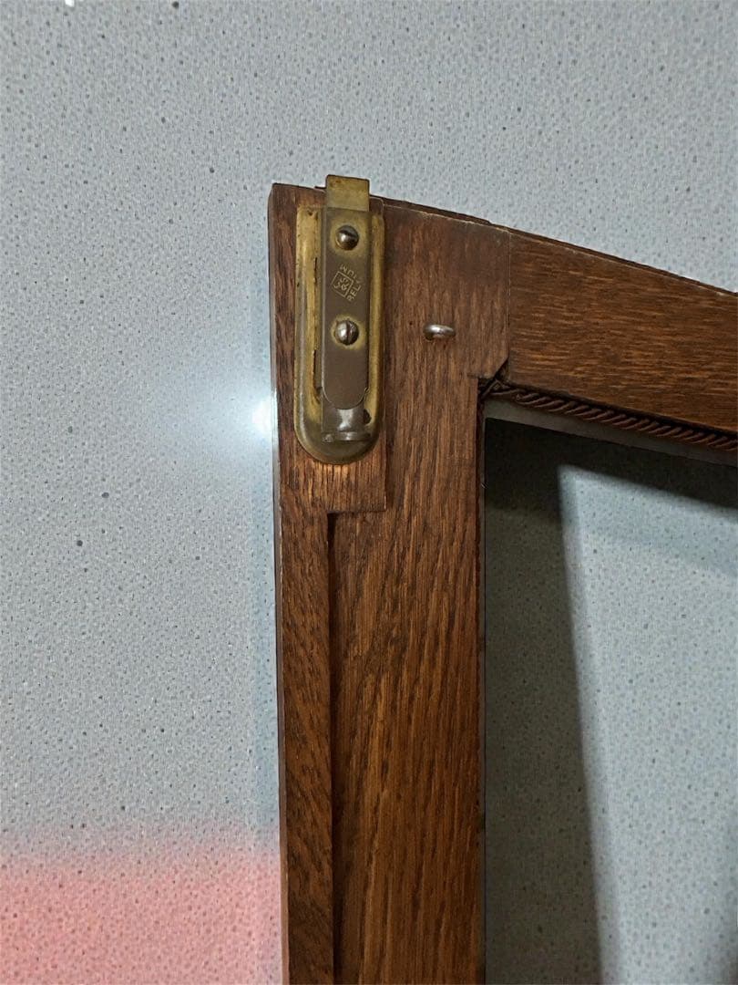 極美品　フランスアンティークガラスキャビネット　イギリスアンティーク　ネコ脚