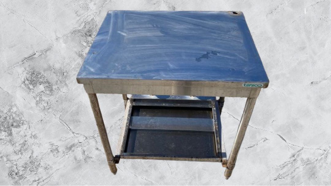 業務用ステンレス作業台 炊飯スライダー炊飯カート付 炊飯器台 下部棚付き