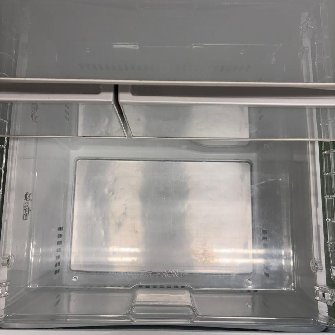 592 東芝　大型冷蔵庫　400L強　右開き　自動製氷　5ドア　ガラスパネル