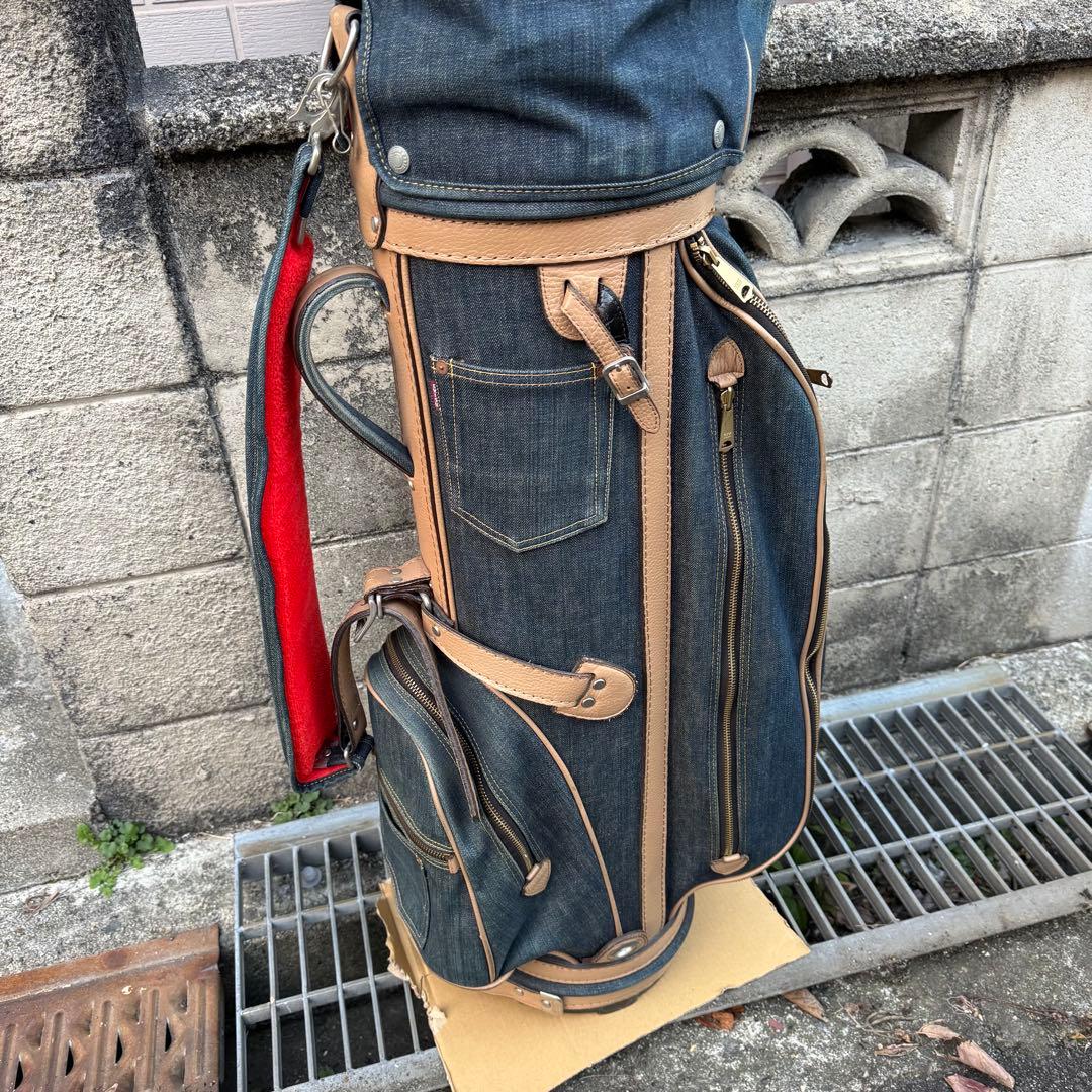 希少☆ EVISU エヴィス　ゴルフ　 デニム　キャディバッグ　初期モデル