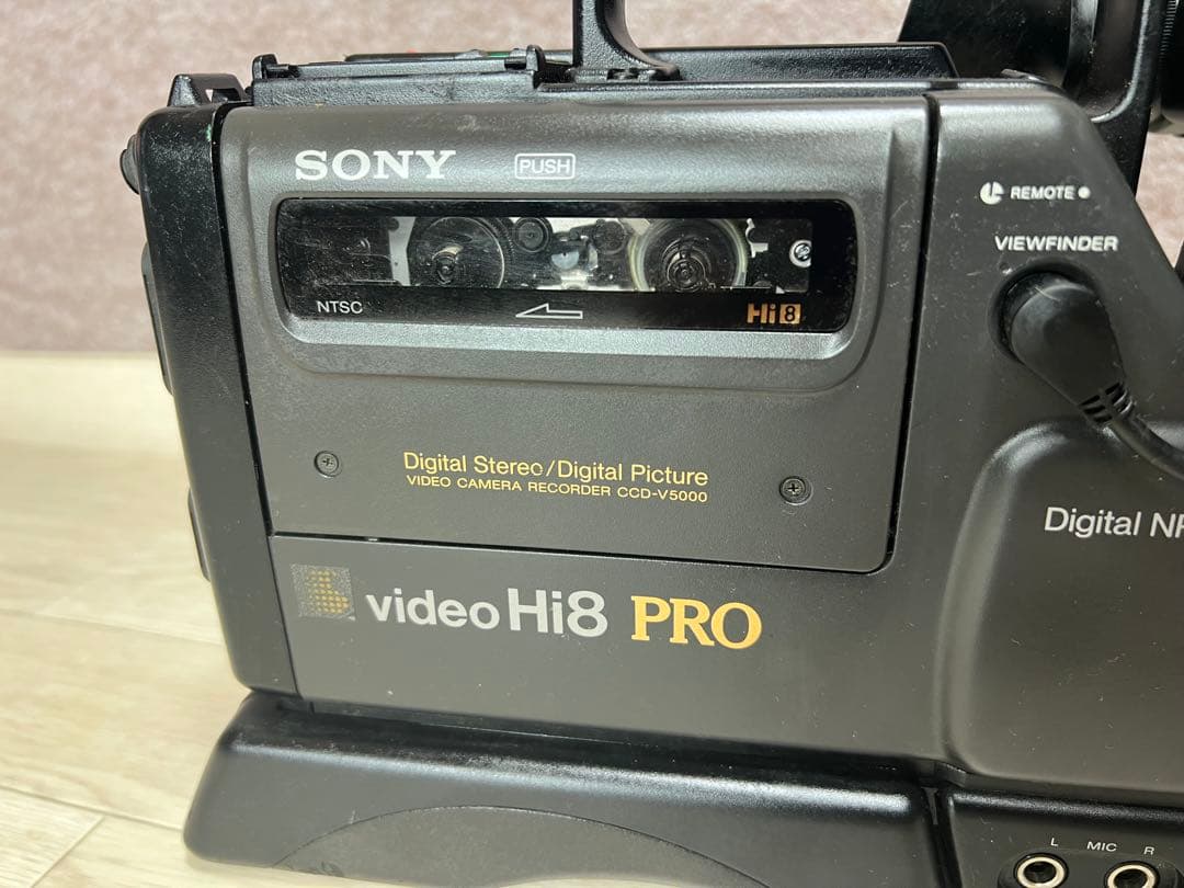 SONYソニーCCD-V5000ビデオHi8PROカメラ中古動作未確認ジャンク