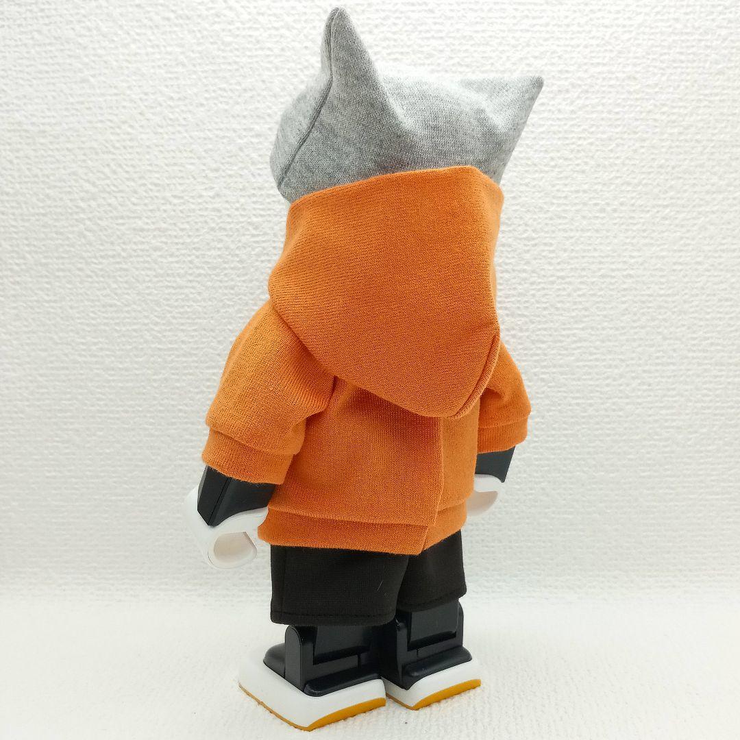 まりちゃん様ご依頼分 ロボホン服 みかん色ポケット付パーカー&ノルディックセット