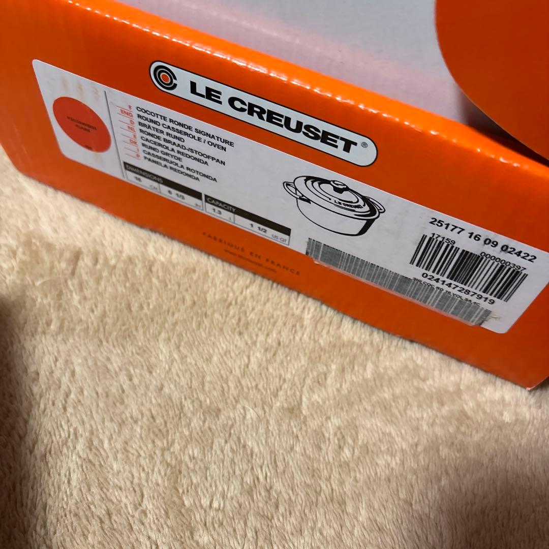 LE CREUSET オレンジ 鍋 16cm