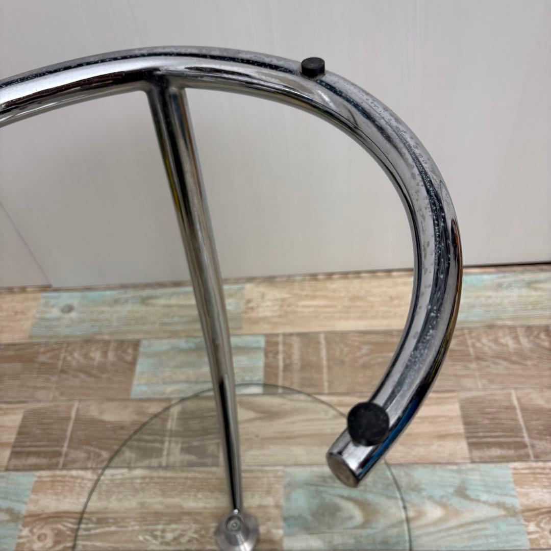 IDC 大塚家具 セレクト サイドテーブル ガラステーブル