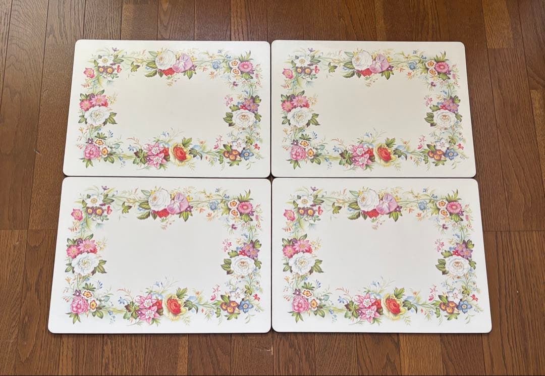 イギリス製　ピンパーネル　テーブルマット　4枚新品