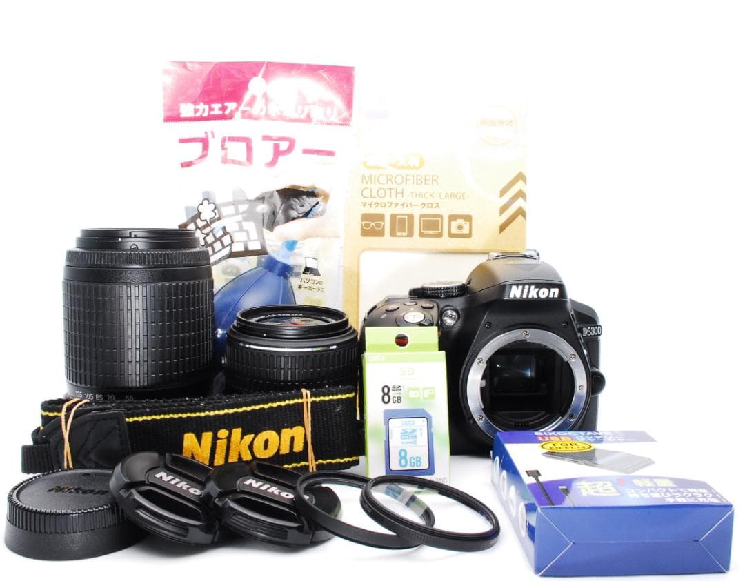 Nikon D5300 デジタル一眼レフ Wレンズセット スマホ転送 Wi-Fi