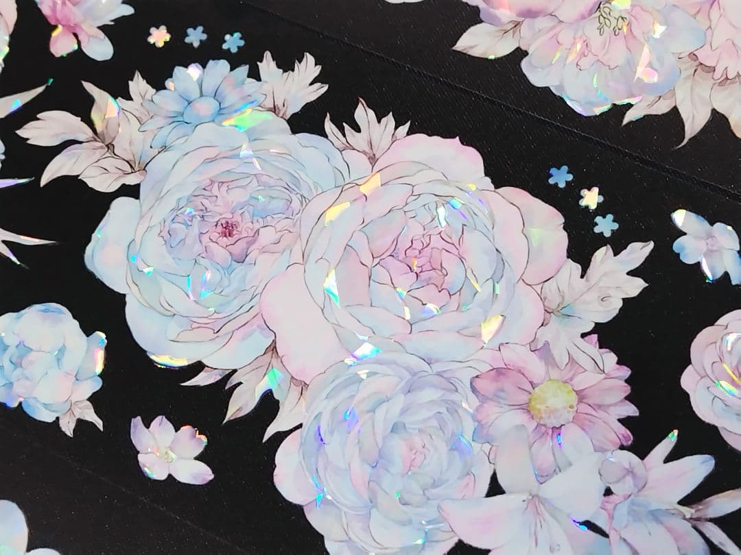 切売 742★ 海外 マスキングテープ マステ PET 装飾 花 贝壳光