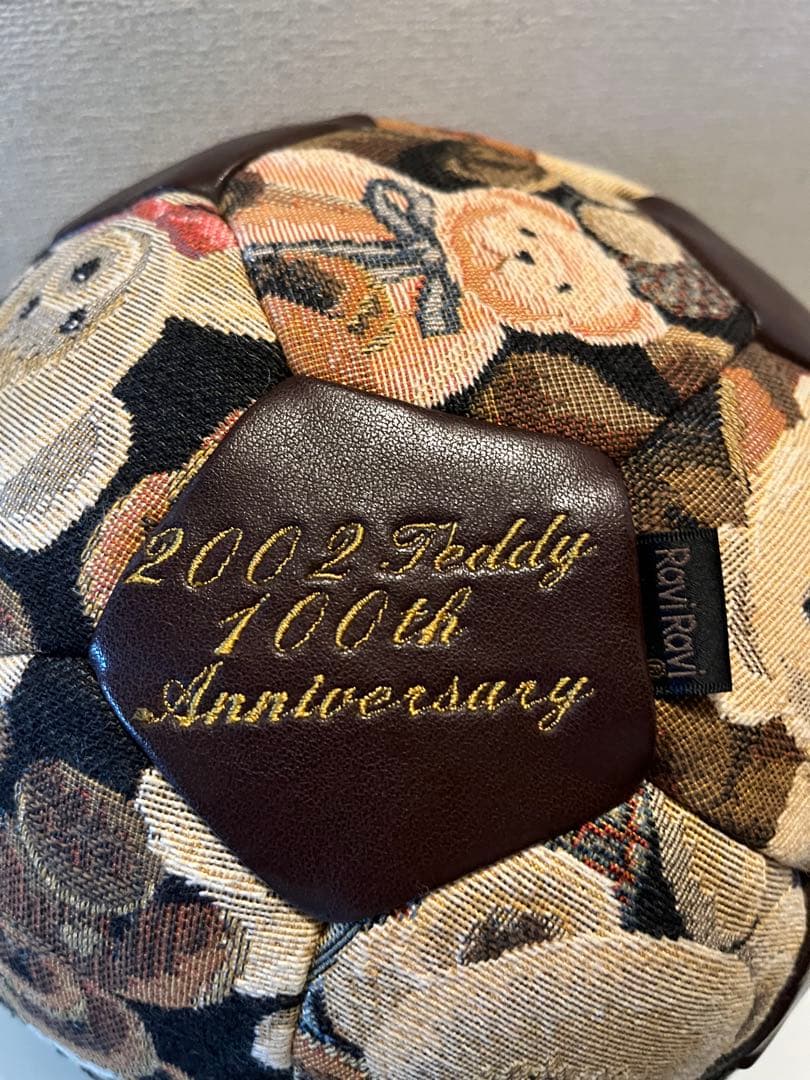 ヤマト屋 RaviRavi テディベア100周年記念 ゴブラン サッカーボール型