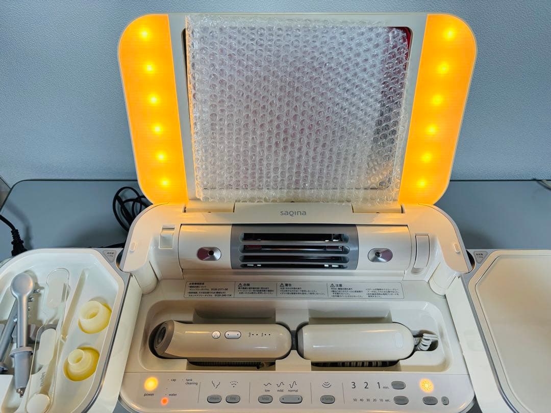 値下げsaqina サキナビジュー 高級美顔器スチーム フェイスケア　ホームケア