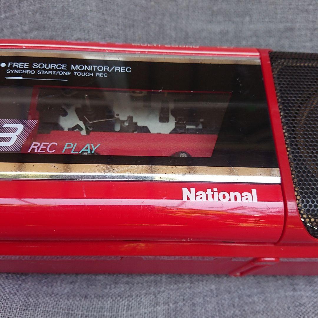 ナショナル　ラジカセ　RX-F333　3連カセット　ジャンク品