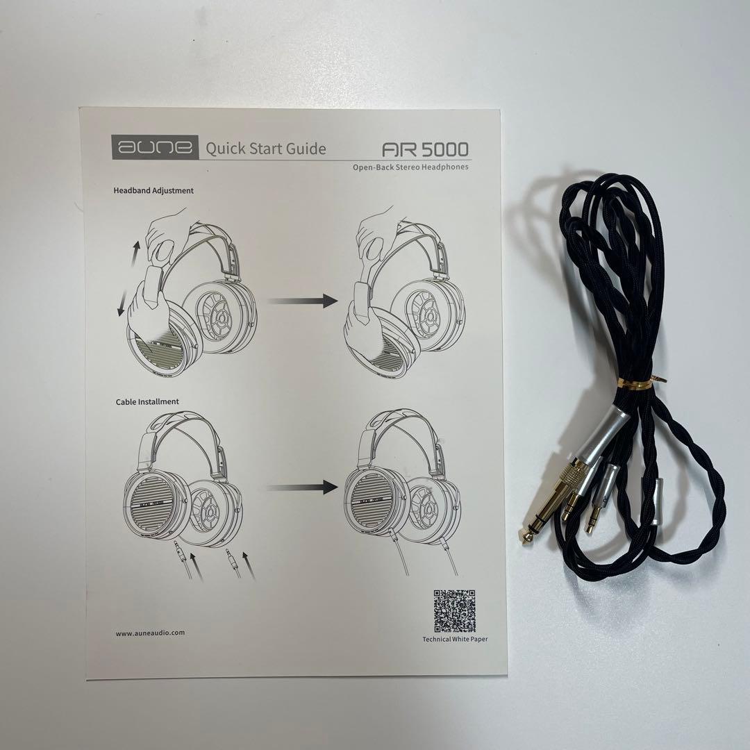 aune audio AR5000 開放型ヘッドホン