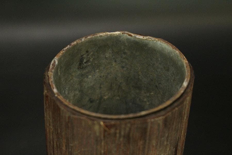 瓢形 花籠 早川尚古斎造 共箱(A888)