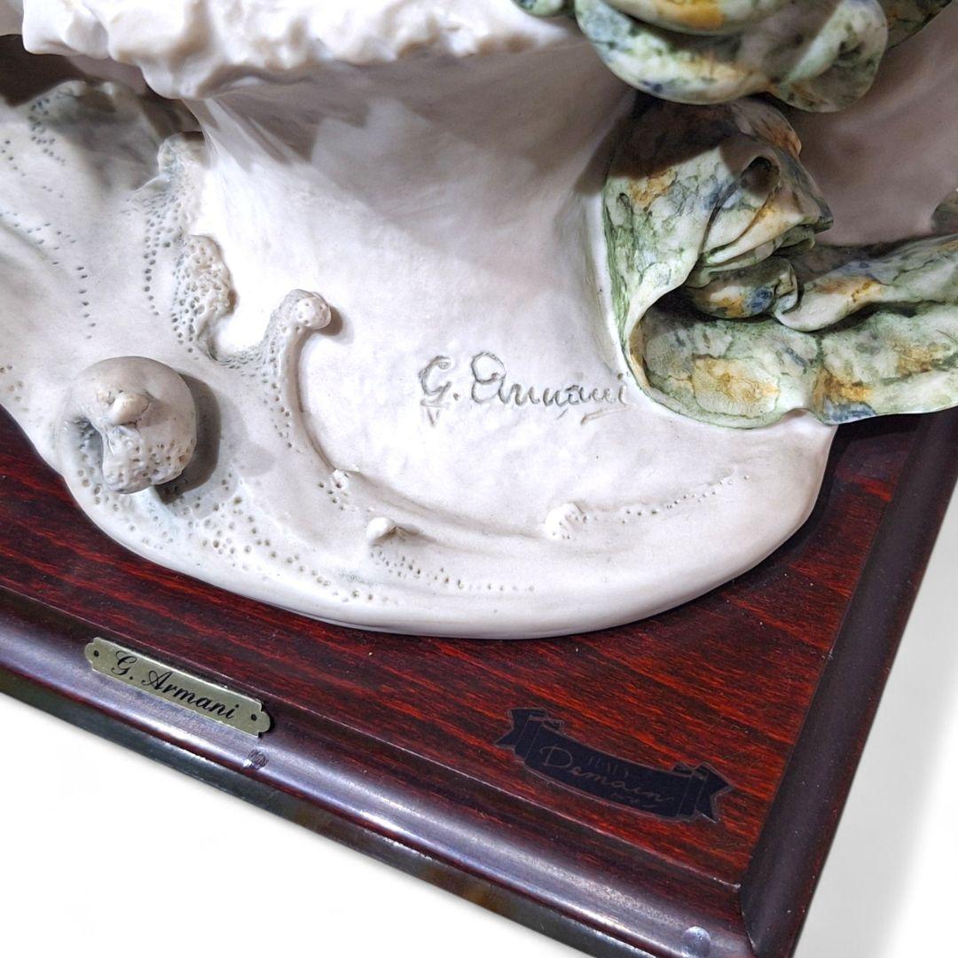 G Armani 1985 大型フィギュリン 女性像 Florence 傘欠け