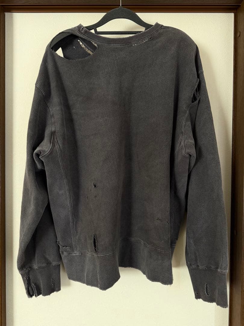 ANCELLM アンセルム CRASH SWEAT ダメージ スウェット