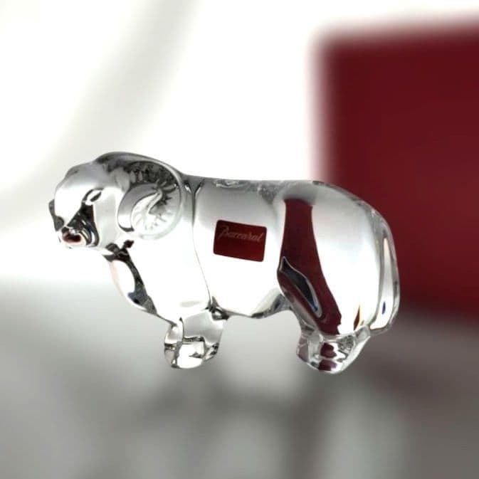 【新品】バカラ　羊 　ひつじ　箱付き　干支　 動物 クリスタル 　　置物