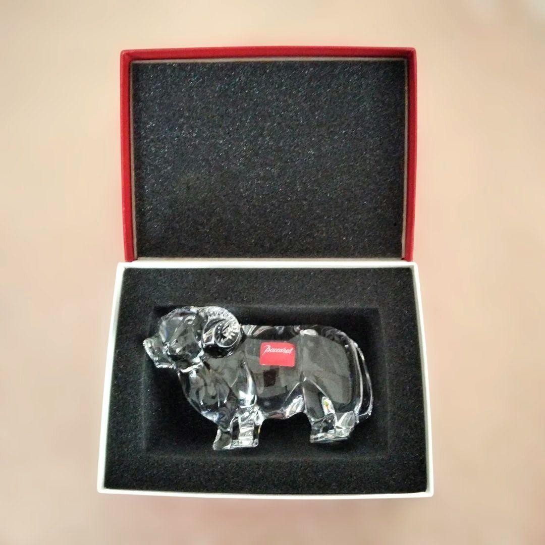【新品】バカラ　羊 　ひつじ　箱付き　干支　 動物 クリスタル 　　置物