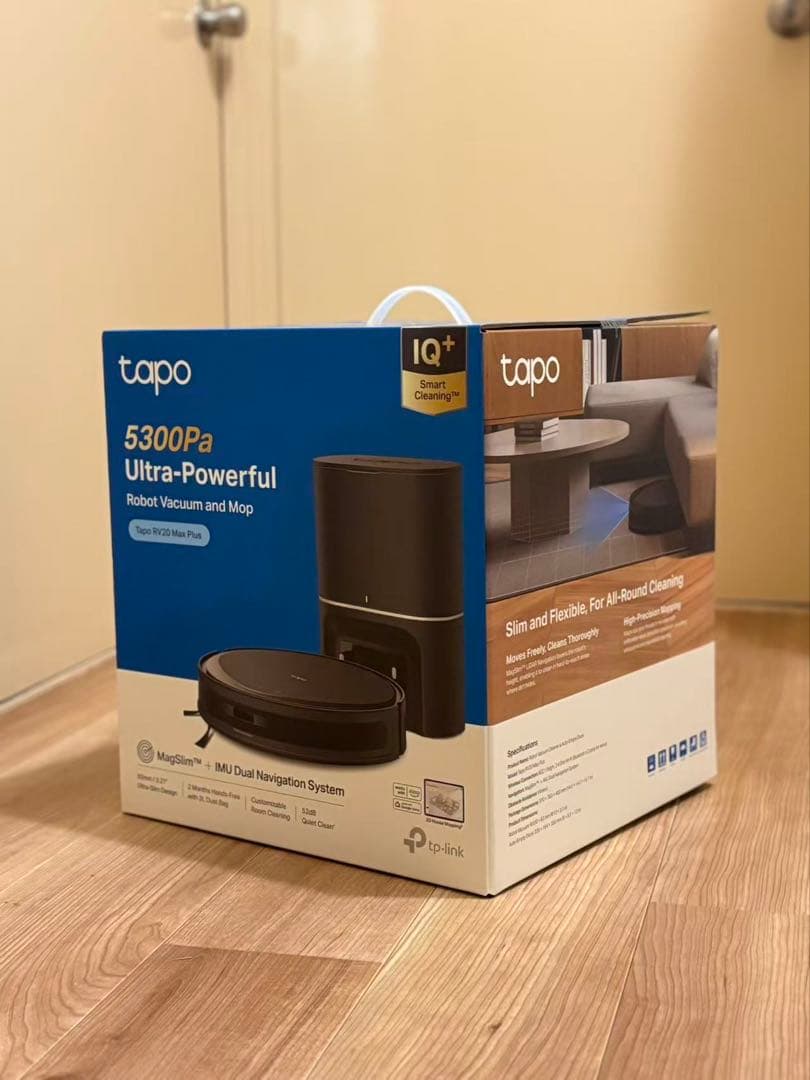 新品Tapoロボット掃除機自動ゴミ収集機 Tapo RV20 Max Plus