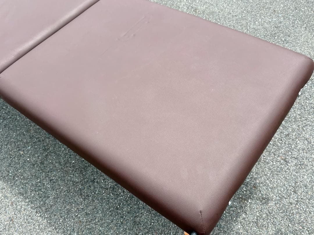 World JB エステベッド/マッサージベッド/有孔/折りたたみ/ブラウン