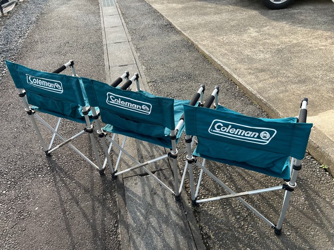 コールマン　Coleman　スリムキャプテンチェア　　３脚