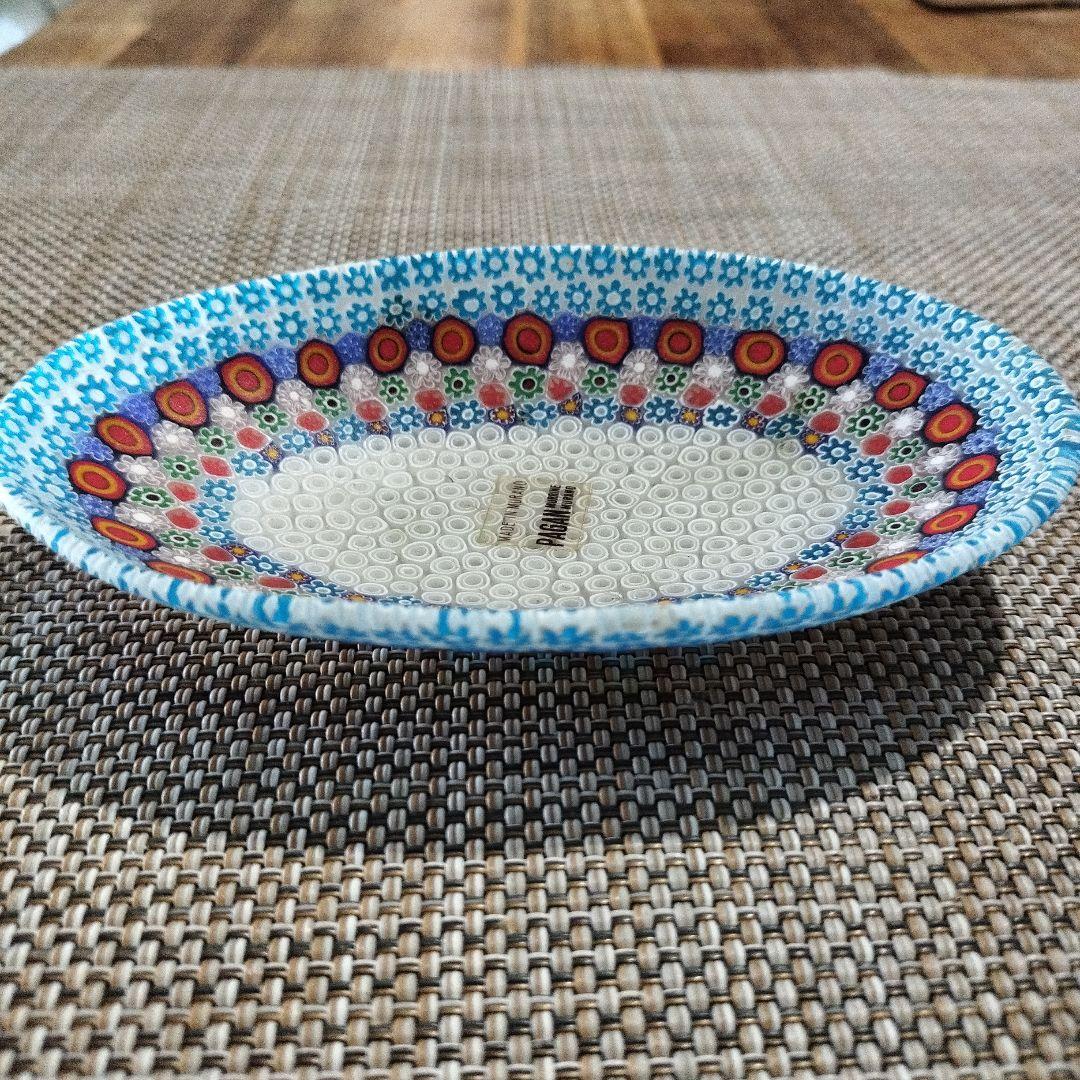 PAGAN　ムラノ ミルフィオリ プレート 皿