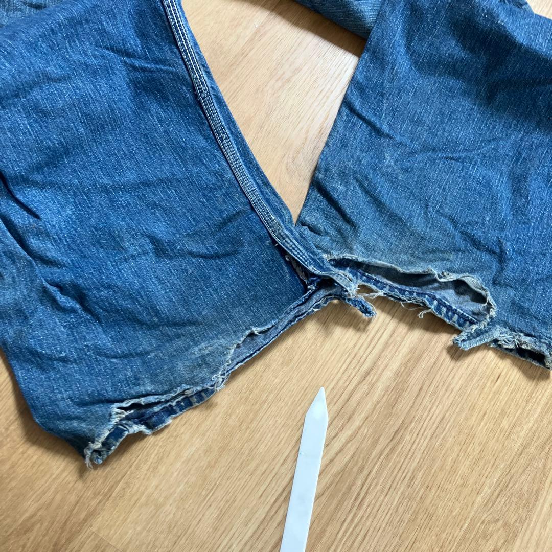 さ*ー様 ビンテージ 40s Lee ハウスマーク　デニムオーバーオール