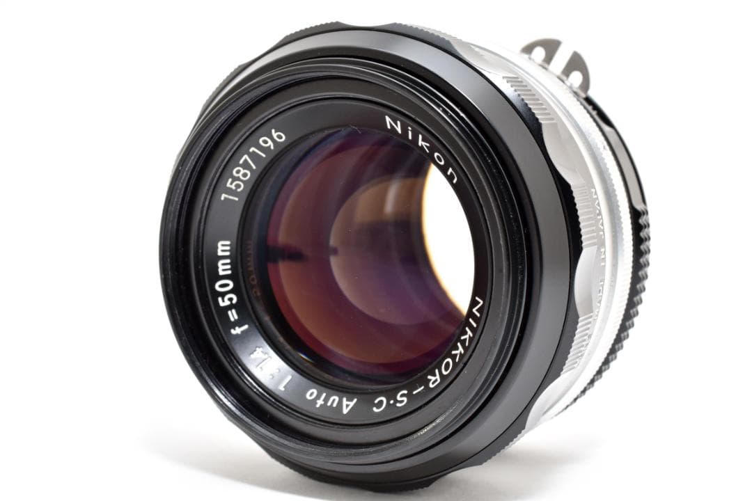 超美品 NIKON AI S.C Auto 50mm f1.4 MF M148