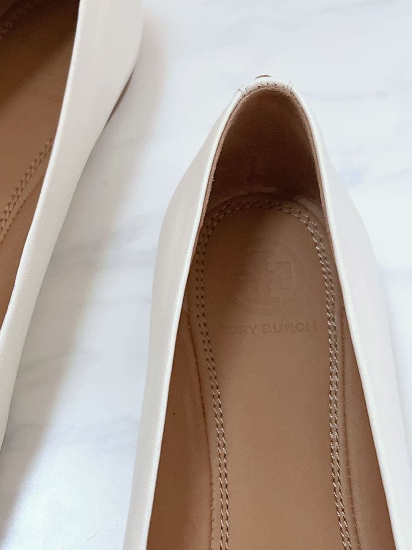 フラットシューズ ホワイト ブラック