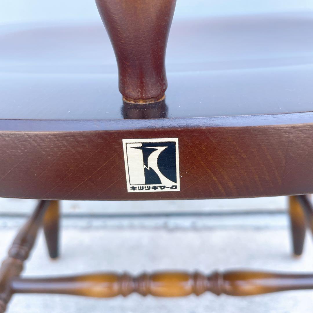 【送料込】飛騨産業 キツツキ アンティーク ウィンザーチェア アームチェア③