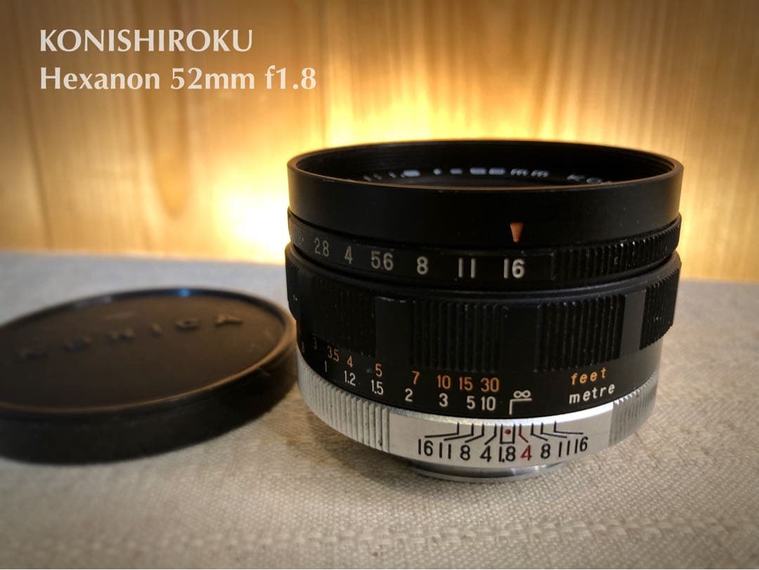★konica fp+hexanonレンズ★希少！超美品＊完動品★保証付