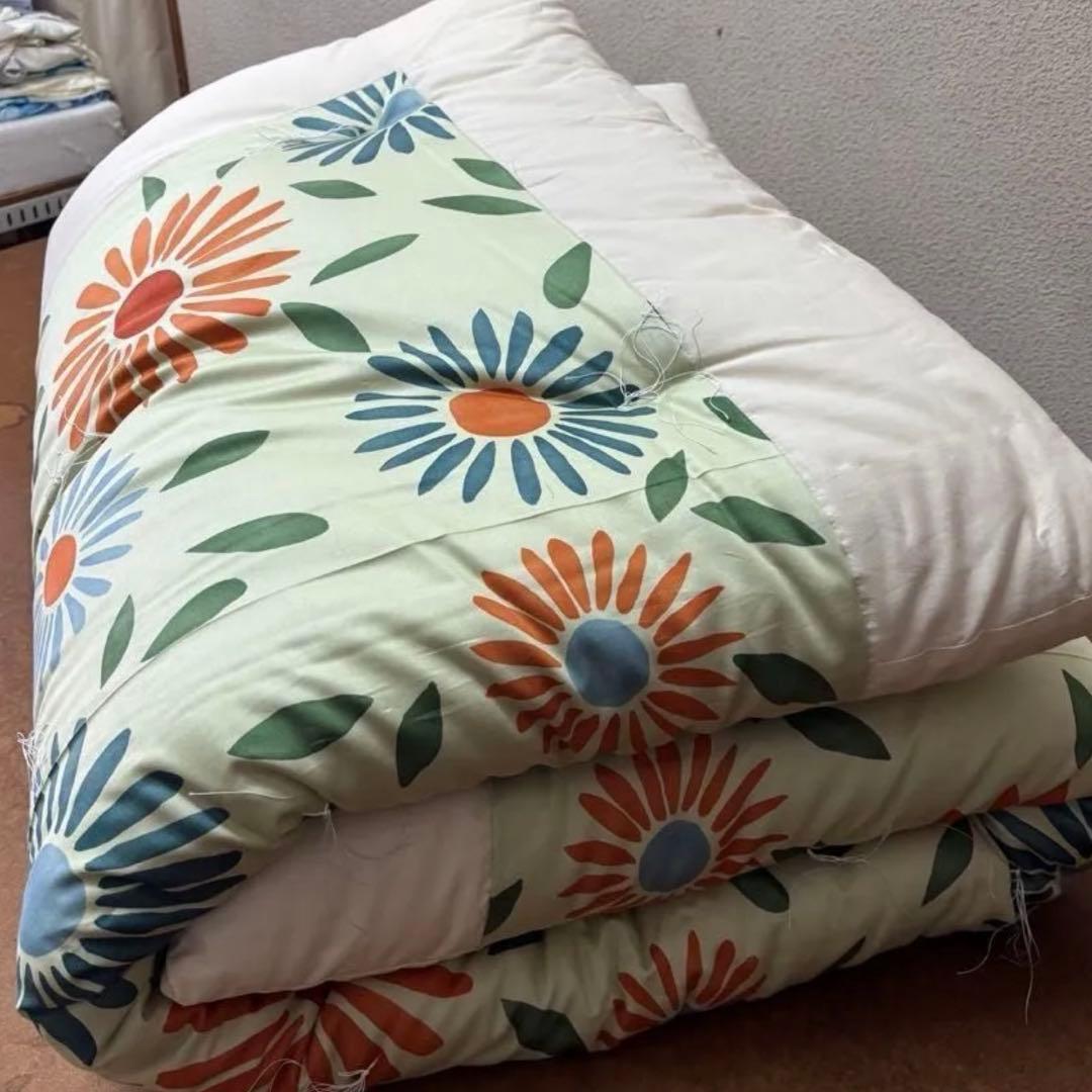 シングル掛け布団　綿布団　少し軽め　日本製