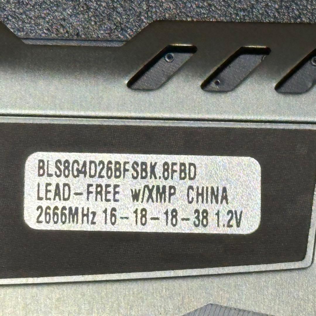 【動作保証】DDR4-2666 16GB 8GB×2 CFD P0049