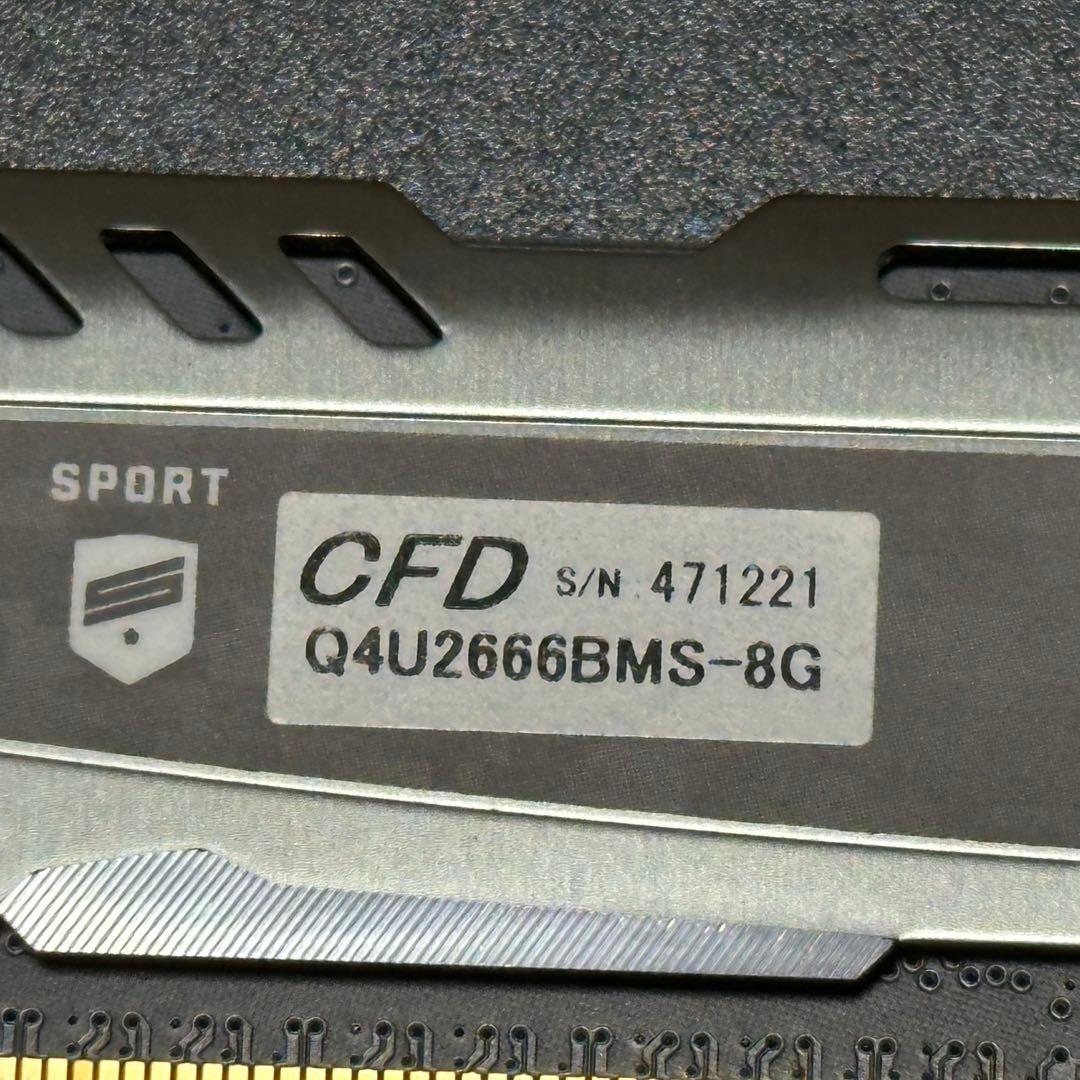 【動作保証】DDR4-2666 16GB 8GB×2 CFD P0049