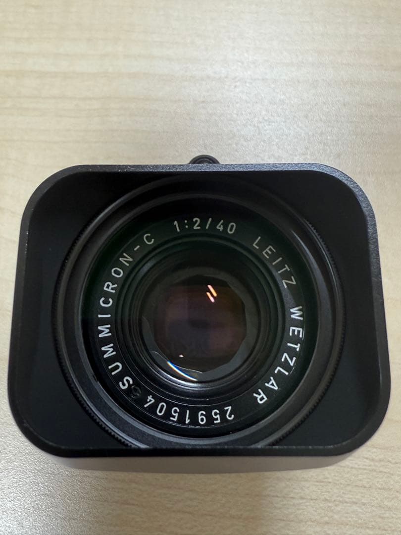 LEICA SUMMICRON-C 40mm F2 ★アルミフード付き