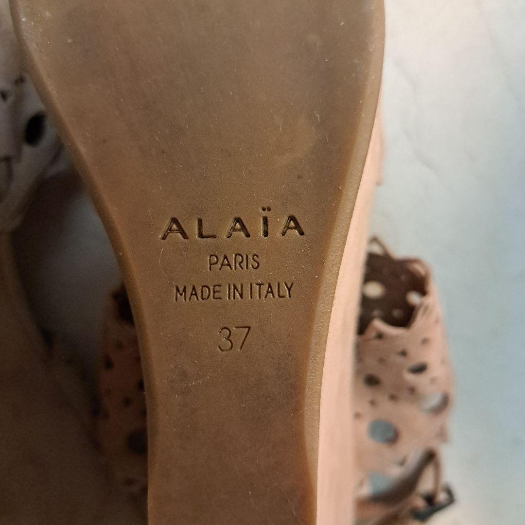 ALAIA アライア ウエッジソール サンダル 37
